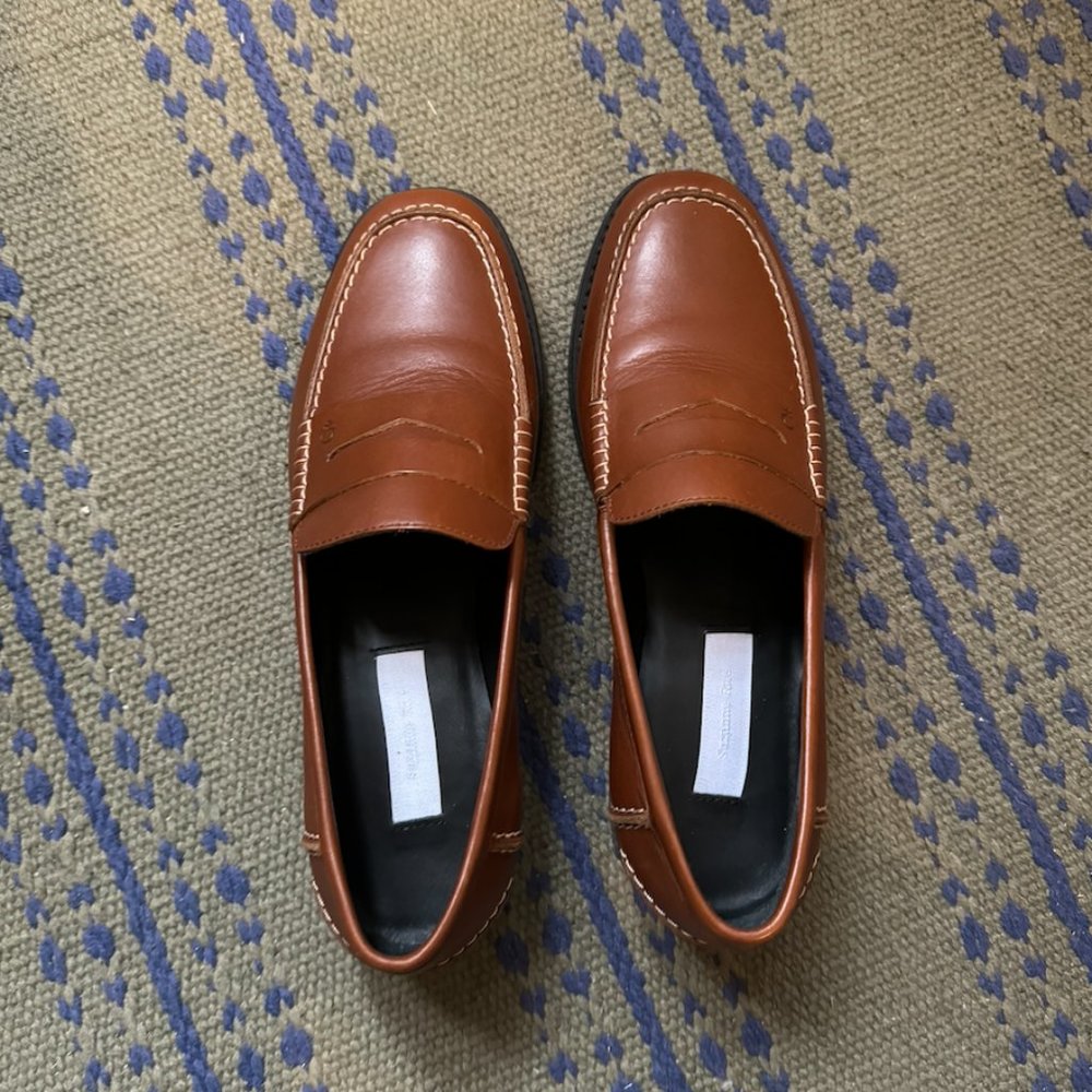 Suzanne Rae Keene Loafer in Brown, Size 37